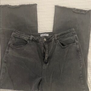 Zenana Outfitters Women's Charcoal Straight Leg Jeans